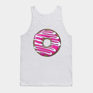 Pink Donut, Doughnut, Icing, Frosting, Glaze Tank Top